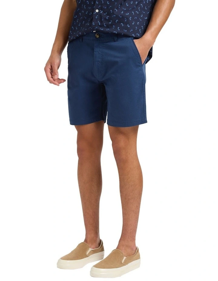 Brayden Chino Short in Blue Stone image 3
