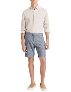 Tony Toggles Short in Navy