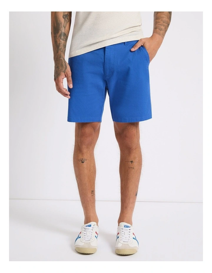 Brayden Chino Short in Cobalt Blue image 2