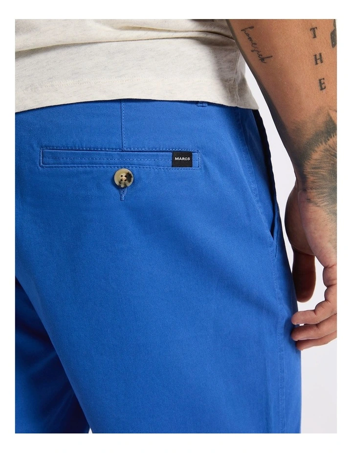 Brayden Chino Short in Cobalt Blue image 3