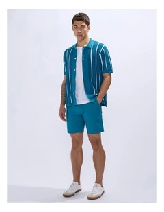 Brayden Chino Short in Dark Teal