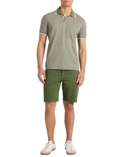 Jordan Garment Dyed Short in Olivine Green