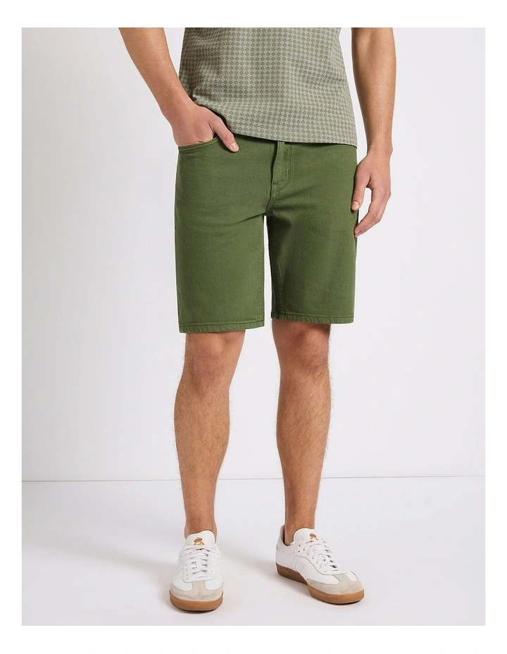 Jordan Garment Dyed Short in Olivine Green image 2