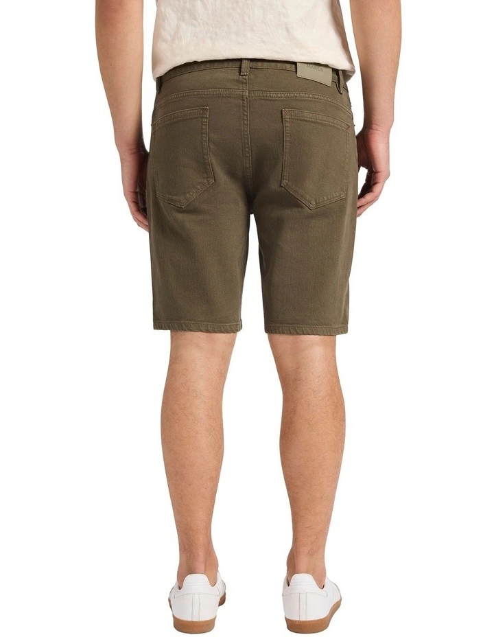 Jordan Garment Dyed Short in Teak Brown image 4