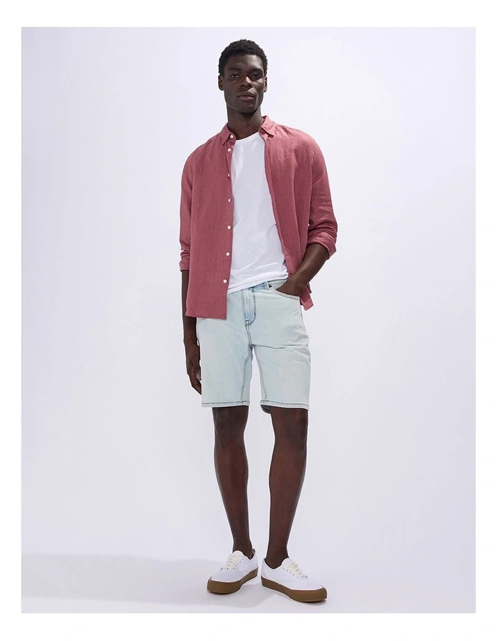 Hugo Denim Short in Ice Blue image 1