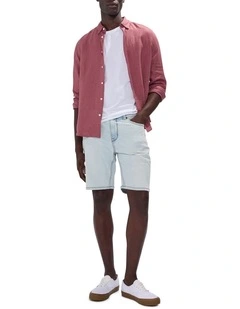 Hugo Denim Short in Ice Blue