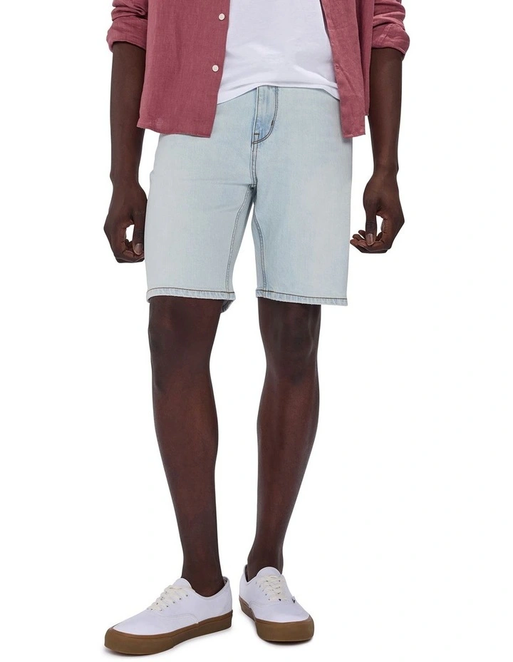 Hugo Denim Short in Ice Blue image 2