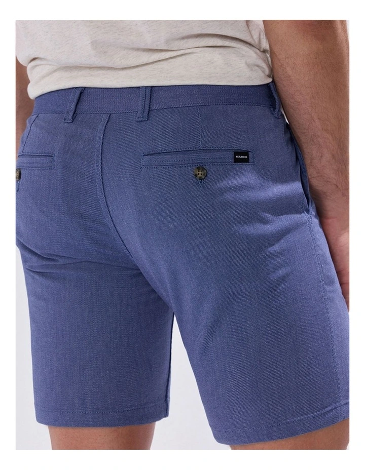 Brayden Textured Chino Short in Navy image 5