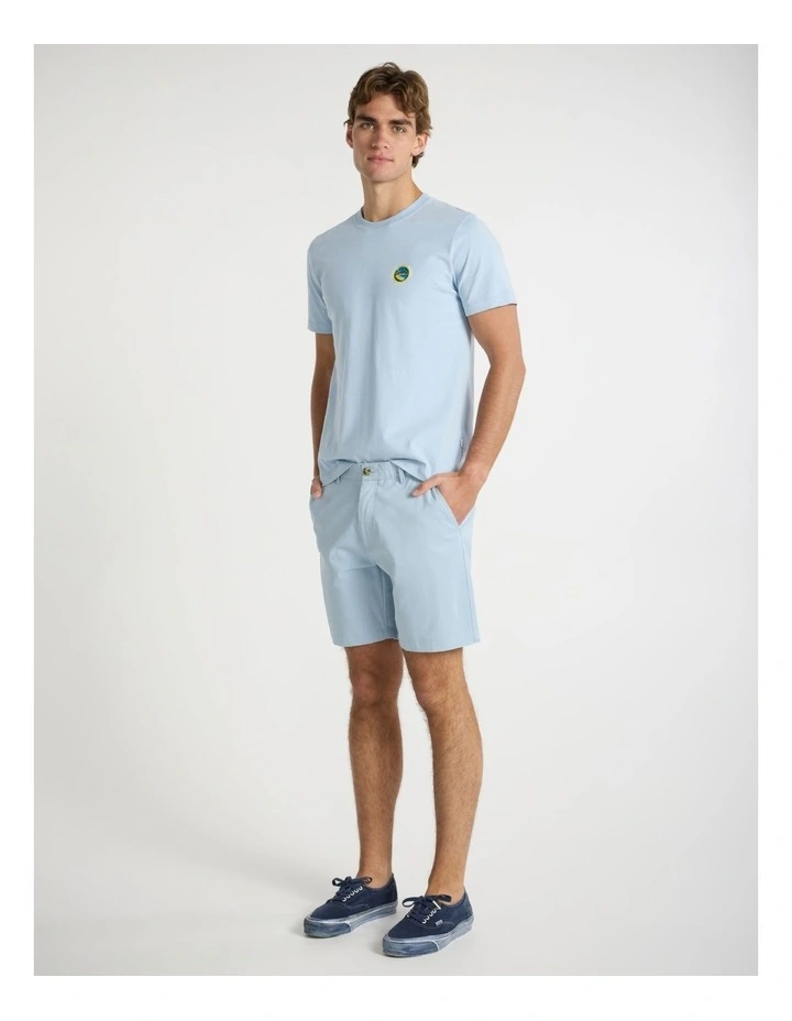 Brayden Chino Short in Suede Blue image 1