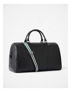 Colin Leather Holdall in Black