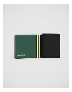 Hayden Leather Bi-Fold Wallet in Black
