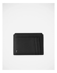 Hayden Leather Cardholder in Black