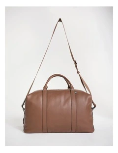 Dane Leather Holdall in Tan