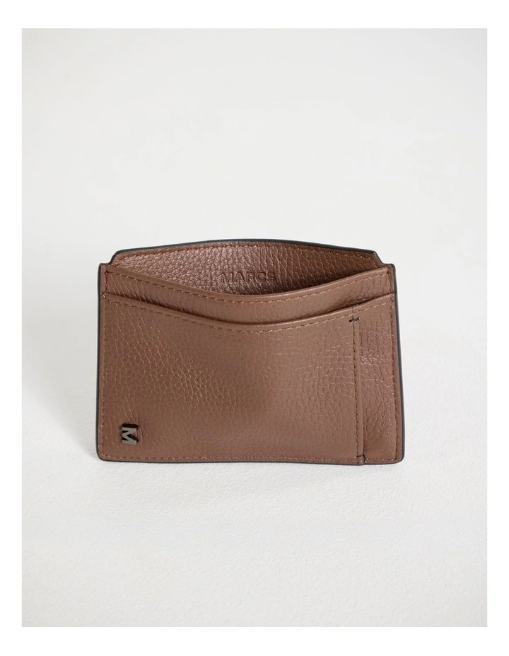 Dane Leather Cardholder in Tan image 2