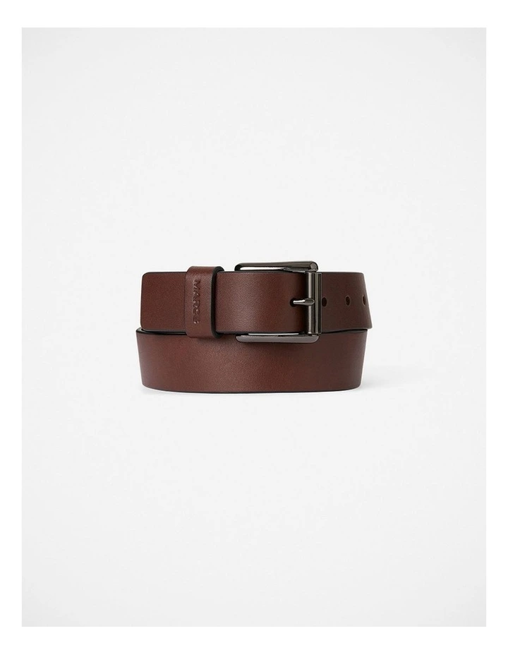 Oscar Leather Jeans Belt in Brown image 1