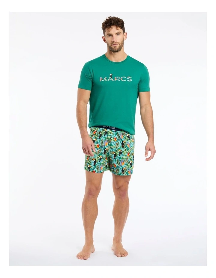 Tou-Can't Stop Pyjama Short Set in Rainforest Multi image 1