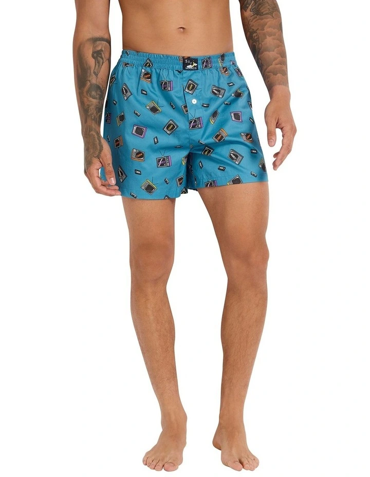 Under Control Boxer Short in Blue Multi image 1