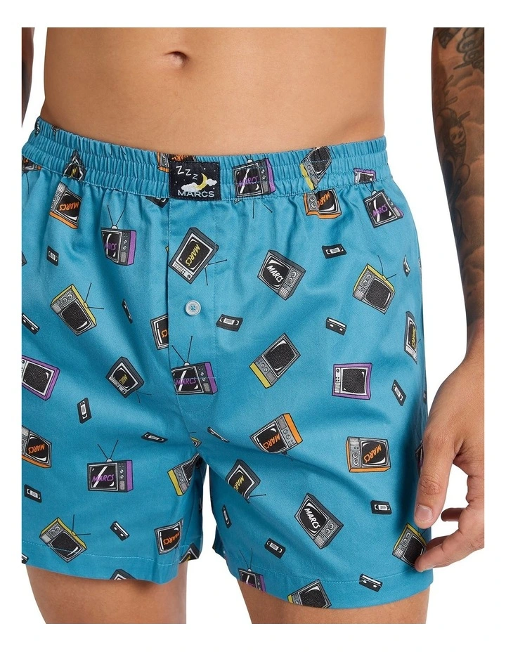 Under Control Boxer Short in Blue Multi image 4