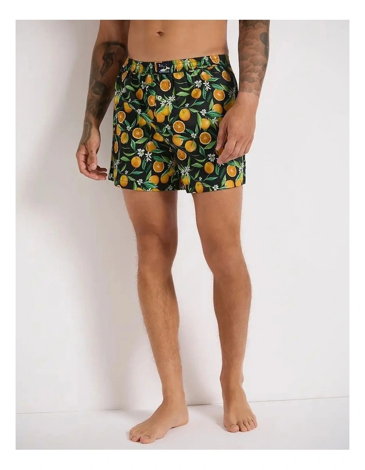 Peel Better Boxer Short in Orange Multi image 2