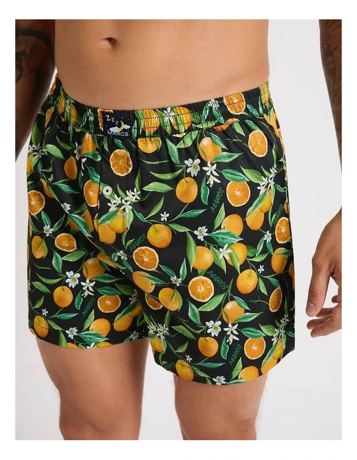 Peel Better Boxer Short in Orange Multi image 4