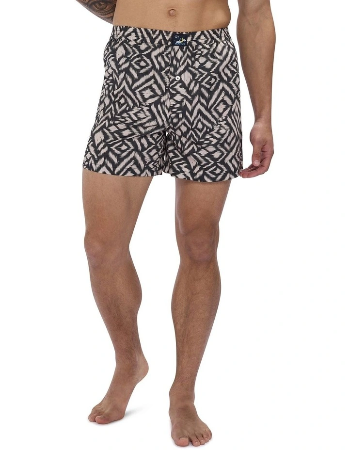Mykonos Boxer Short in Carbon Multi image 2