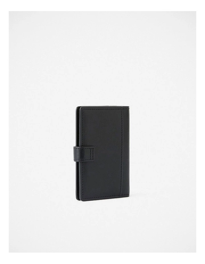 Ruben Leather Wallet in Black image 2