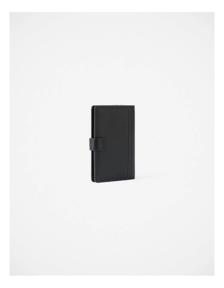 Ruben Leather Wallet in Black image 4
