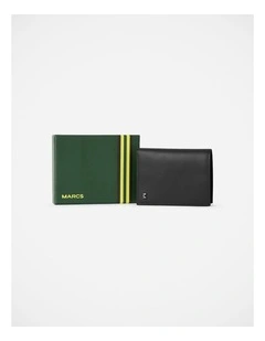 Hayden Leather Bi-Fold Wallet in Black