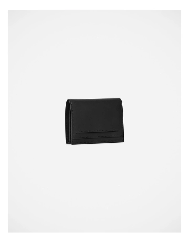 Hayden Leather Bi-Fold Wallet in Black image 2