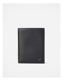 Hayden Leather Bi-Fold Wallet in Ink