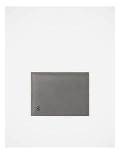 Hayden Leather Bi-Fold Wallet in Smoke