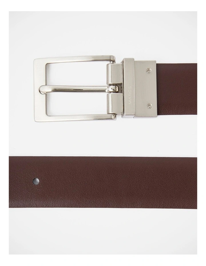 Brooklyn Reversible Belt in Black image 2