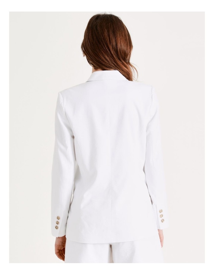 Myer white blazer clearance