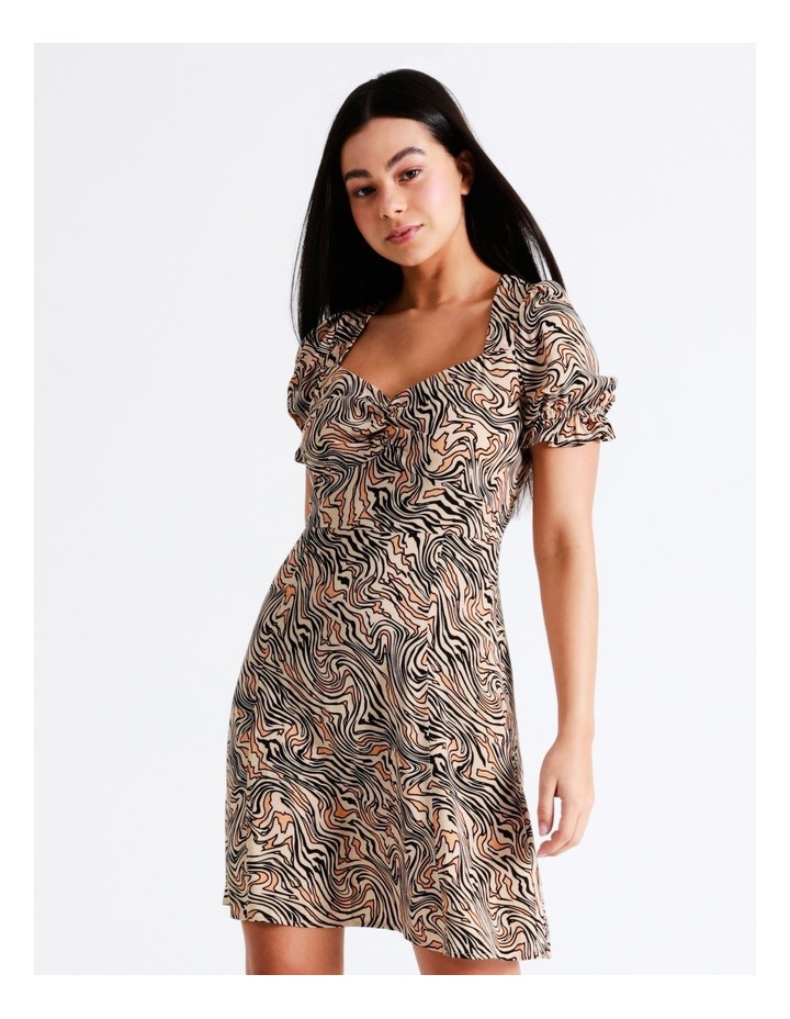 Sweetheart Puff Sleeve Mini Dress in