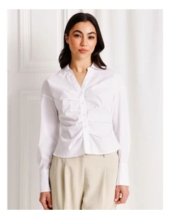 Poplin Shirt in White
