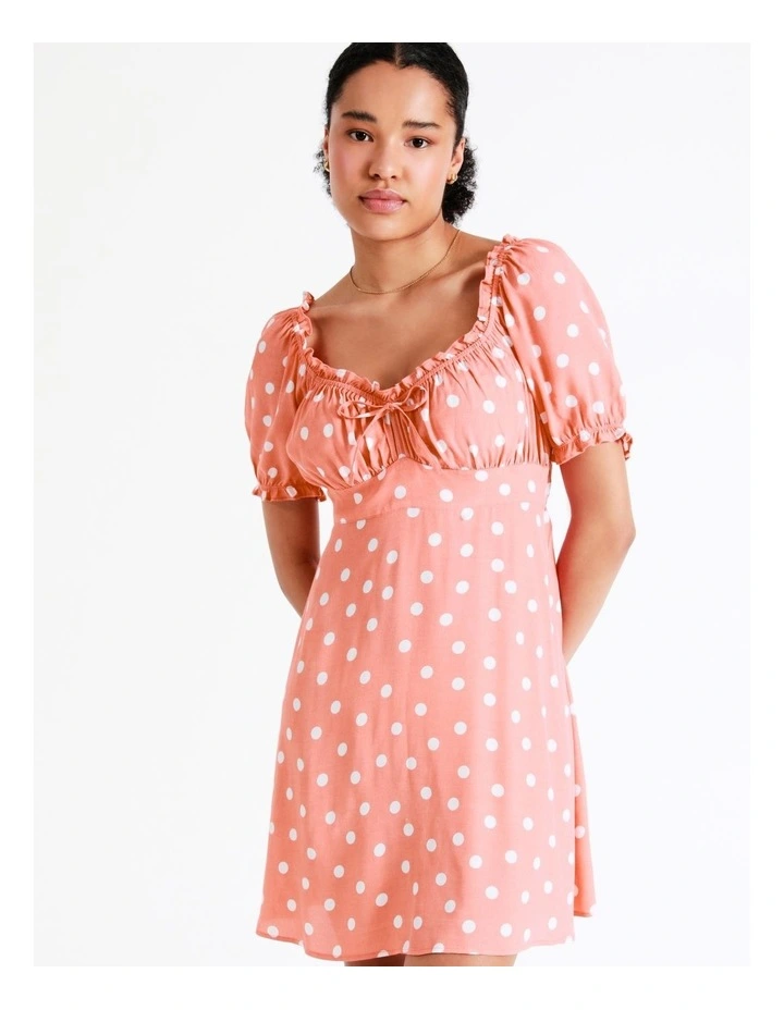 frill sweetheart dress