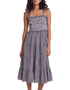 Ginna Singlet Midi Dress Navy