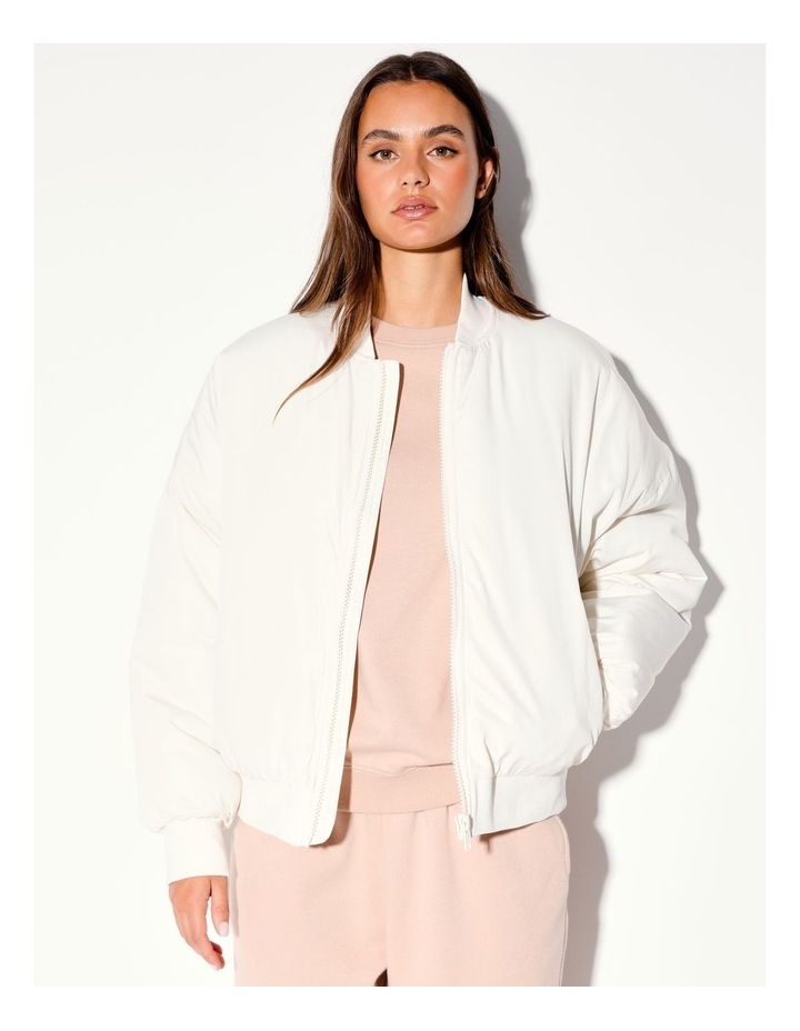 Bomber Jacket in Ivory
