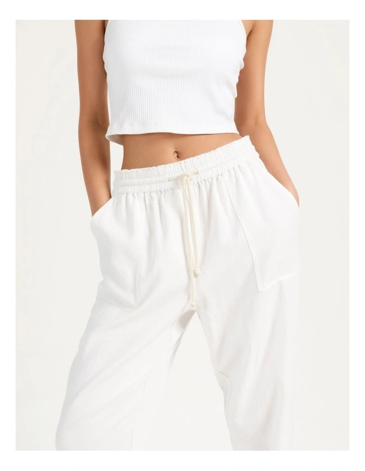 miss shop linen pants