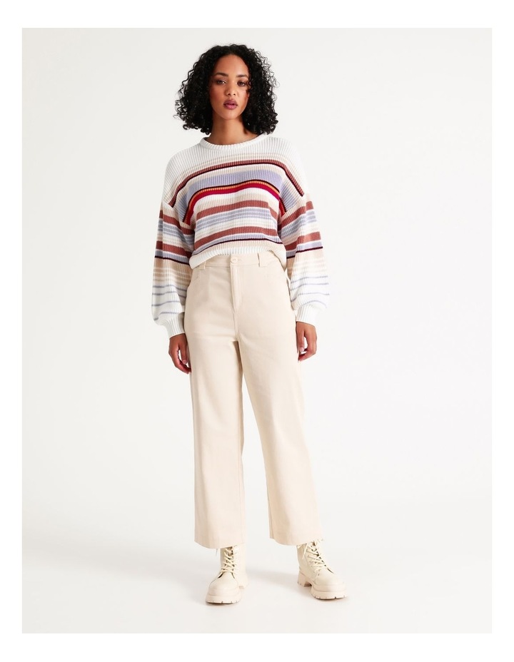 Cotton Wide Leg Pant Shell
