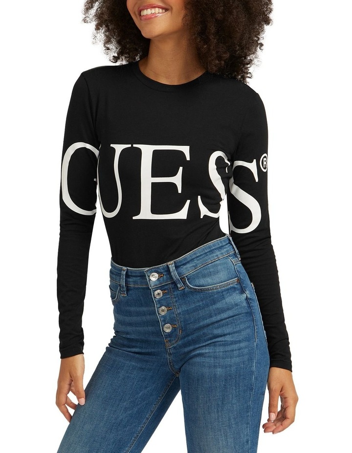 long sleeve guess top