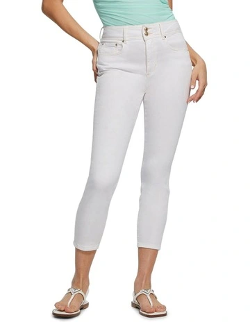 Shape Up Capri Pant in White