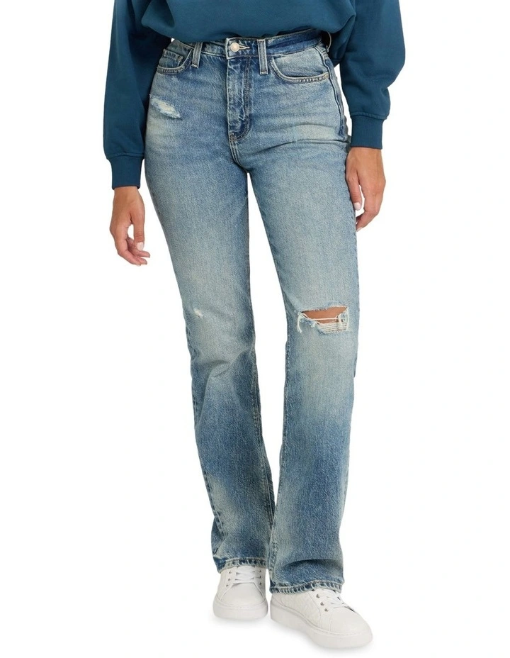 80's Straight Jeans in Blue image 1