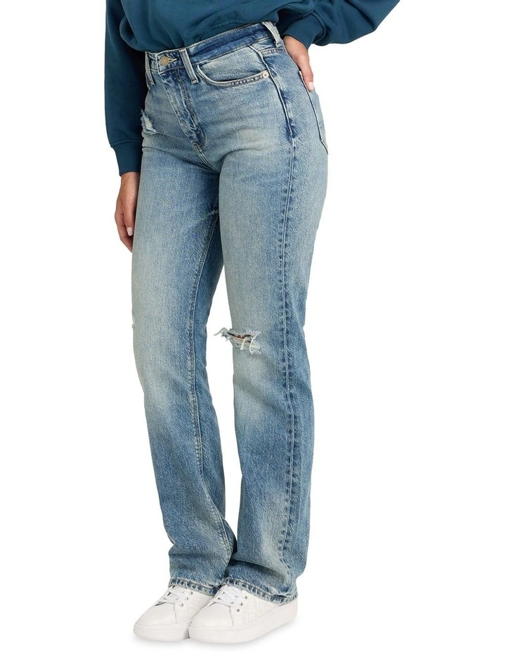 80's Straight Jeans in Blue image 2