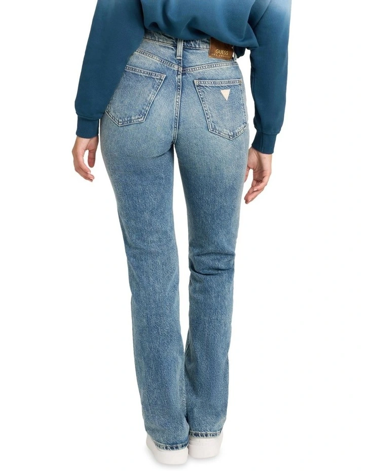 80's Straight Jeans in Blue image 3