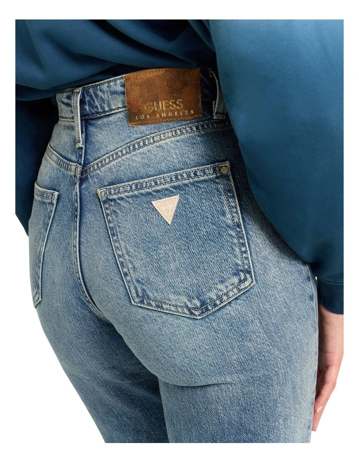 80's Straight Jeans in Blue image 5