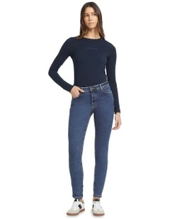G05 High Rise Skinny Jeans in Medium Wash