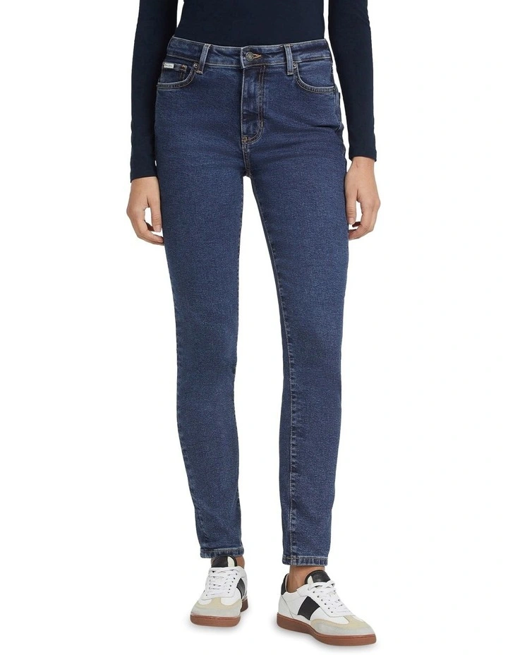G05 High Rise Skinny Jeans in Medium Wash image 7