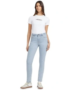 G05 High Rise Skinny Jeans in Light Wash