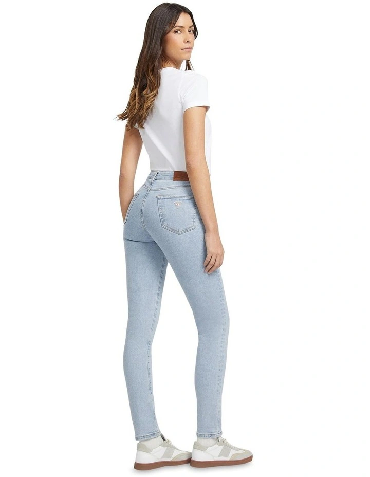 G05 High Rise Skinny Jeans in Light Wash image 4